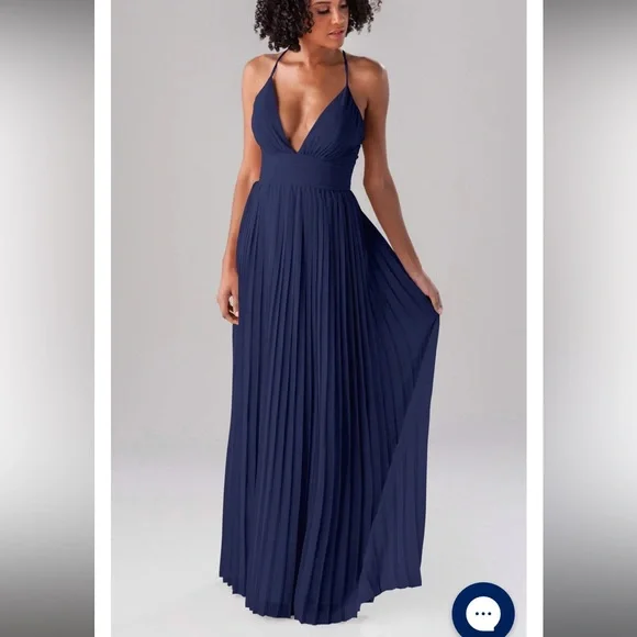 Kennedy Blue | Dresses | Nwt Navy Blue Kennedy Blue Bridesmaid Dress